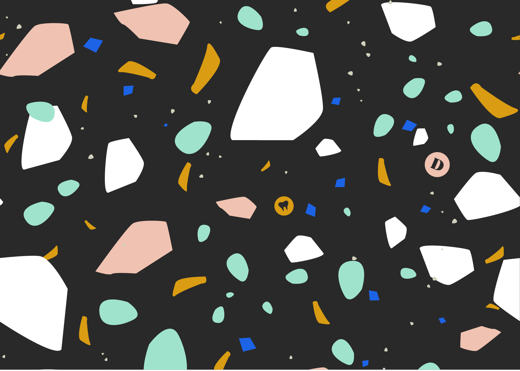 Dentologie background confetti image