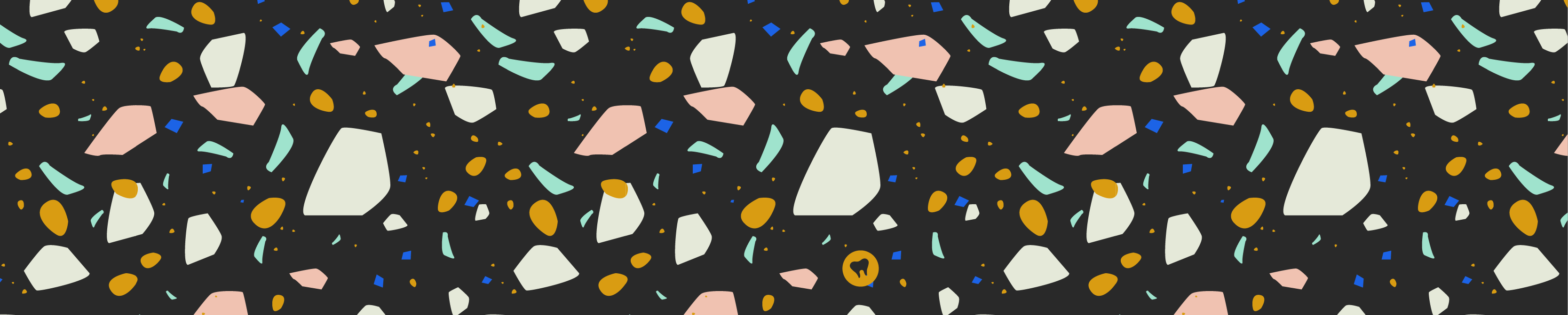 Dentologie background confetti image