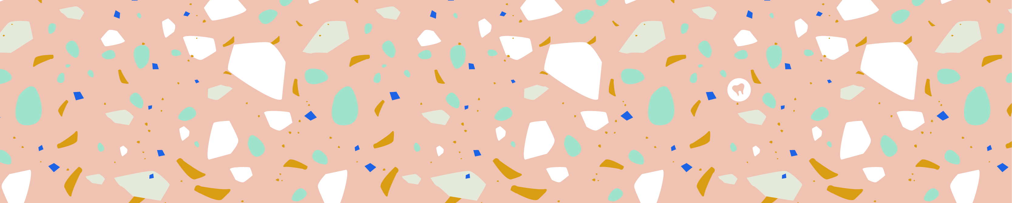 Dentologie background confetti image