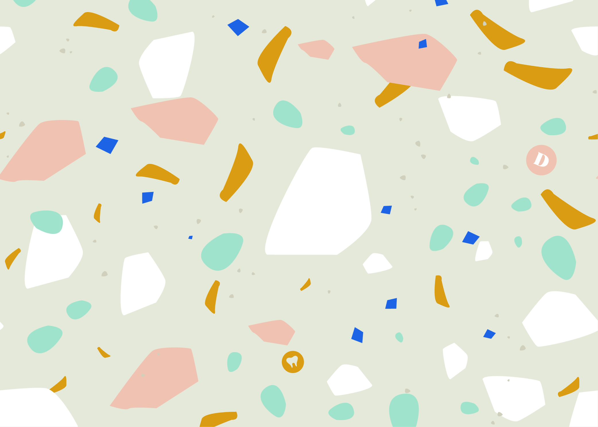 Dentologie background confetti image